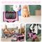 Show in main carousel: Gapzer Soft Sided Collapsibe Dog & Cat Carrier, Pink slide 8 of 8