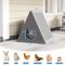 Show in main carousel: KAMABOKO Weatherproof Polypropylene Outdoor Feral Cat House, Grey slide 3 of 6