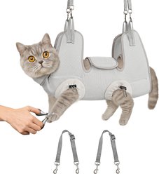 Supet Cat Grooming Hammock for Nail Trimming, Medium