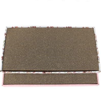 Show full view: Kensie Reversible Cat Scratch Boards with Natural Catnip, 2 count, Pink/White slide 3 of 5