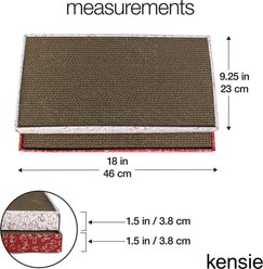 Kensie Reversible Cat Scratch Boards with Natural Catnip, 2 count, White/Red slide 2 of 5