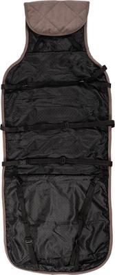 Show full view: Carolina Pet Quilted Microfiber Dog Car Front Seat Protector, Brown slide 4 of 6