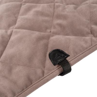Show full view: Carolina Pet Quilted Microfiber Dog Car Front Seat Protector, Brown slide 3 of 6