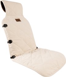 Carolina Pet Quilted Microfiber Dog Car Front Seat Protector, Bone