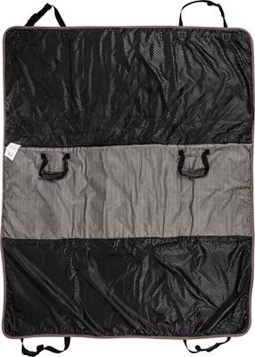 Show full view: Carolina Pet Quilted Microfiber Dog Car Rear Seat Protector, Brown slide 5 of 8