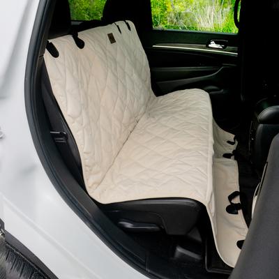 Show full view: Carolina Pet Quilted Microfiber Dog Car Rear Seat Protector, Bone slide 8 of 8