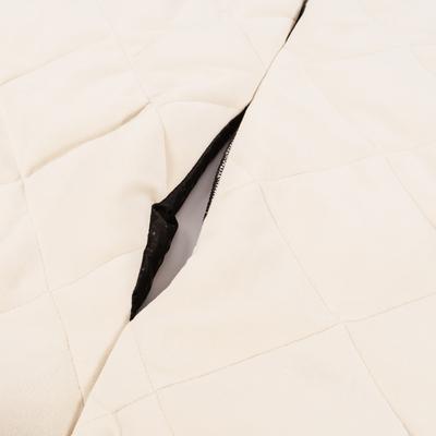 Show full view: Carolina Pet Quilted Microfiber Dog Car Rear Seat Protector, Bone slide 3 of 8