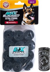 Arm & Hammer AH Blackout Extra Strong Waste Bags with Handle, 60 count