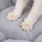 Show in main carousel: Happy & Polly Flower Shaped Bolster Dog & Cat Bed, Grey, Medium slide 8 of 9