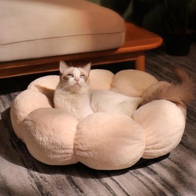 Show full view: Happy & Polly Flower Shaped Bolster Dog & Cat Bed, Pink, Medium slide 5 of 10