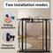 Show in main carousel: WAOWAO Triple Lock Adjustable Baby Gate with Clear Acrylic Panel, Black, 29 to 37-in slide 4 of 10