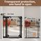 Show in main carousel: WAOWAO 40-in Tall Auto-Close Dual-Lock Clear Acrylic Baby & Pet Gate, Black, 29 to 37-in slide 2 of 10
