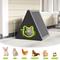 Show in main carousel: KAMABOKO Weatherproof Polypropylene Outdoor Feral Cat House, Black slide 4 of 7