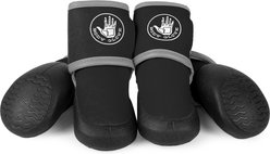 Body Glove Reflective Dog Booties, Black, Large