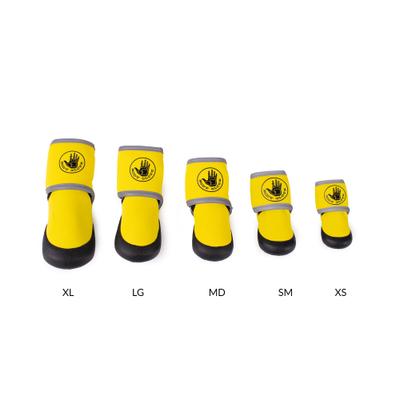 Show full view: Body Glove Reflective Dog Booties, Yellow, X-Small slide 7 of 8