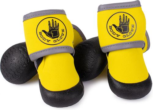 Show full view: Body Glove Reflective Dog Booties, Yellow, X-Small slide 2 of 8