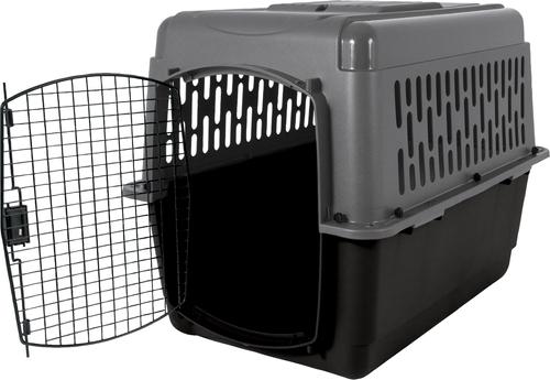 Show full view: Aspen Pet Traditional Dog & Cat Kennel, Gray/Black, 36-in slide 4 of 8