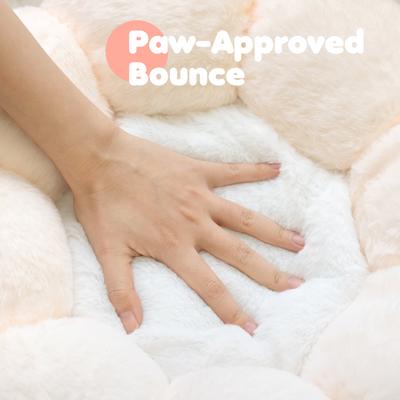 Show full view: Happy & Polly Flower Shaped Bolster Dog & Cat Bed, Pink, Medium slide 6 of 10