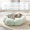 Show in main carousel: Happy & Polly Flower Shaped Bolster Dog & Cat Bed, Green, Medium slide 10 of 11