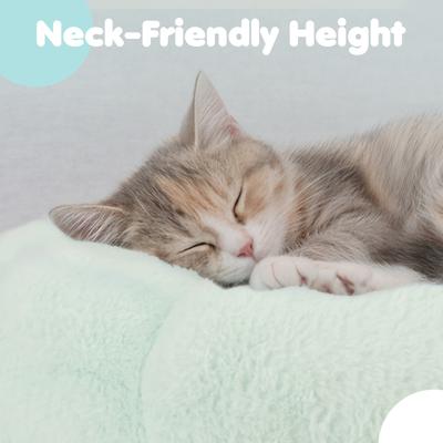 Show full view: Happy & Polly Flower Shaped Bolster Dog & Cat Bed, Green, Medium slide 6 of 11