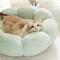 Show in main carousel: Happy & Polly Flower Shaped Bolster Dog & Cat Bed, Green, Medium slide 3 of 11