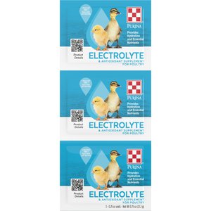 Purina Electrolyte & Antioxidant Poultry Supplement, 0.25-oz packet, 3 count