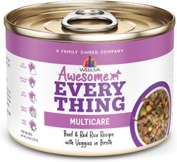 Weruva Awesome Everything Beef & Red Rice Recipe with Veggies Wet Dog Food, 6-oz can, case of 8