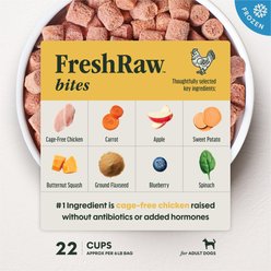 Instinct FreshRaw Bites Cage-Free Chicken Recipe Dog Food, 6-lb bag slide 2 of 8