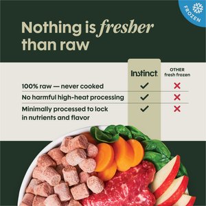 Instinct FreshRaw Bites Grass-Fed Beef Recipe Dog Food, 6-lb bag