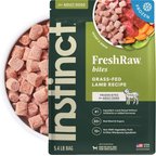 Instinct Raw Frozen Adult Bites Grain-Free Grass-Fed Lamb Recipe Dog Food, 5.4-lb bag
