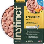 Instinct Raw Frozen Adult Bites Grain-Free Cage-Free Chicken Recipe Dog Food, 6-lb bag