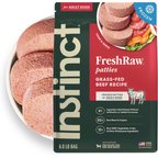 Instinct Raw Frozen Adult Patties Grain-Free Real Beef Recipe Dog Food, 6-lb bag