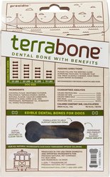 Terrabone Dental Bone Fresh Breath Dog Chew Treats, Small, 13 count slide 2 of 4