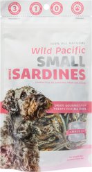 Snack 21 Treats Wild Pacific Small Sardines High-Protein Grain-Free Air-Dried Dog & Cat Treats, 3.17-oz bag
