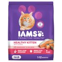 Iams Proactive Health Kitten Salmon Recipe Dry Cat Food, 16-lb bag