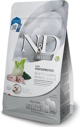 Farmina N&D White Coat Sea Bass, Norwegian Kelp & Fennel Adult Med/Max Dry Dog Food, 4.4-lb bag