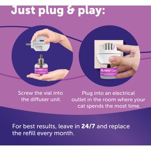 Feliway Classic Calming Diffuser Refill for Cats, 30 day, 1 count