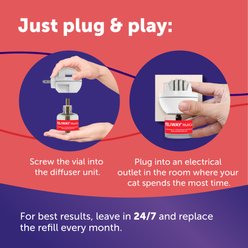 Feliway MultiCat Calming Diffuser Refill for Cats, 30 day, 3 count slide 2 of 9