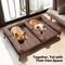 Show in main carousel: Veehoo Double Dog Elevated Dog Bed, Brown, X-Large slide 6 of 10