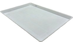 YML T2424WHT 24-in Rectangular Tray Bird Cage Accessory, White slide 2 of 2