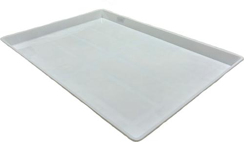 Show full view: YML T2424WHT 24-in Rectangular Tray Bird Cage Accessory, White slide 2 of 2