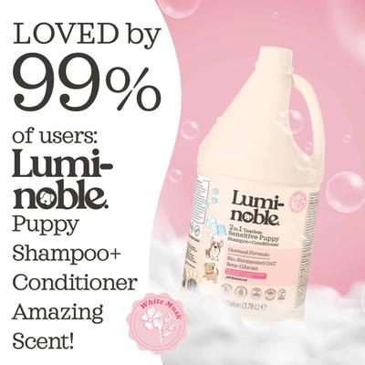 Show full view: Lumi-noble 2in1 Puppy Dog Shampoo + Conditioner, 1-gal bottle slide 4 of 9
