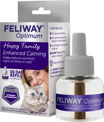 Feliway Optimum Enhanced Calming Pheromone 30 Day Cat Diffuser Refill, 1 count