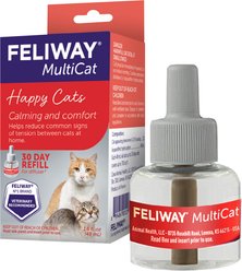 Feliway MultiCat Calming Pheromone Diffuser Refill for Cats, 30 day, 1 count