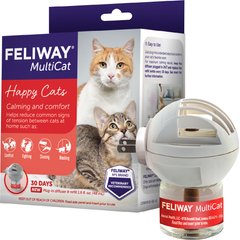 Feliway MultiCat 30 Day Starter Kit Calming Diffuser for Cats, 1 count