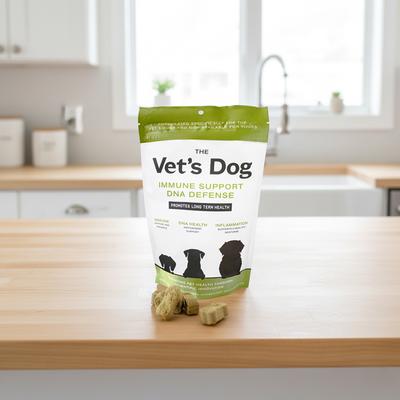 Show full view: The Vet's Dog Immune Support DNA Defense Soft Chews Supplement for Dogs, 30 count slide 6 of 12