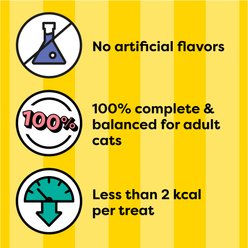 Temptations Wacky Blasts Cluckin’ Bacon Flavor Crunchy Cat Treats, 16-oz tub slide 2 of 9