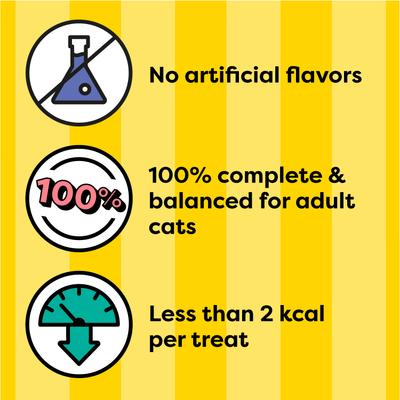 Show full view: Temptations Wacky Blasts Cluckin’ Bacon Flavor Crunchy Cat Treats, 16-oz pouch slide 9 of 10