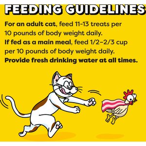 Temptations Wacky Blasts Cluckin’ Bacon Flavor Crunchy Cat Treats, 6.3-oz pouch