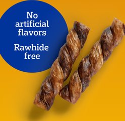 Pedigree Twisty Chews Chicken & Beef Flavor Long-Lasting Hard Chew Dog Treats, Medium/Large, 9.17-oz pouch, 16 count slide 2 of 9